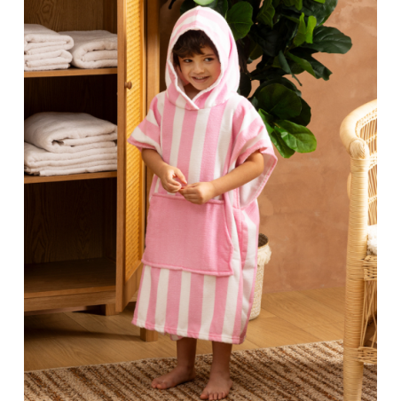 Poncho Wili Poliéster Rosa