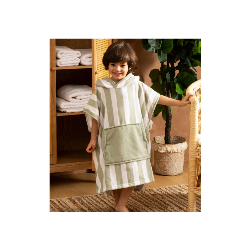 Poncho Wili Poliéster Verde