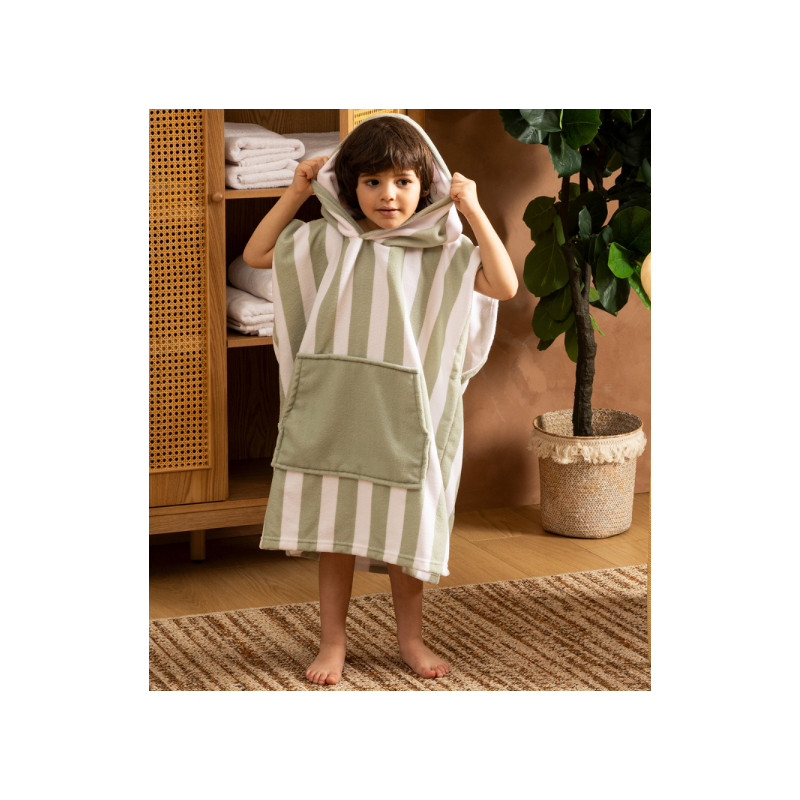 Poncho Wili Poliéster Verde