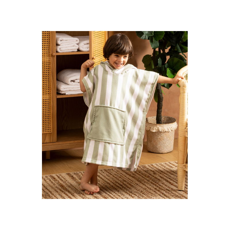 Poncho Wili Poliéster Verde