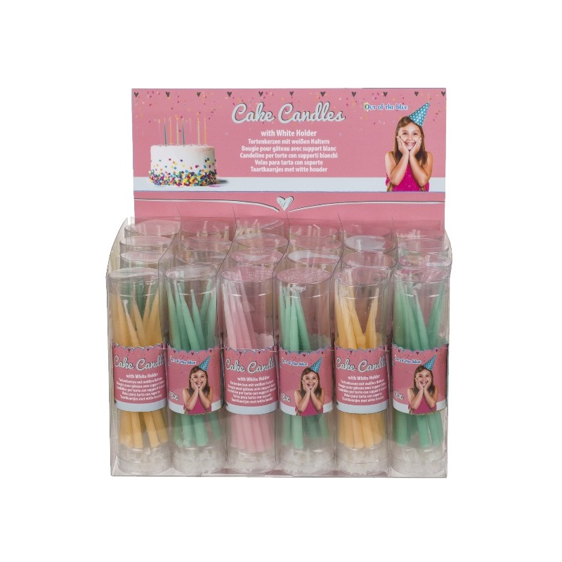 Velas Color Pastel Para Tarta