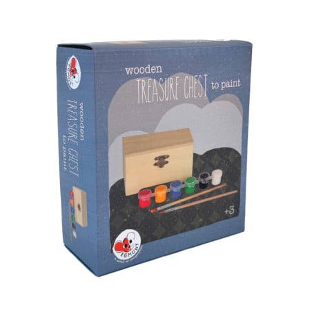 Cofre de Madera para Pintar