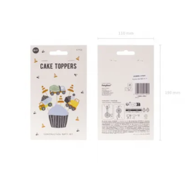 Decoración Cupcakes Vehículos Construcción De Fiesta Y Cumpleaños 2