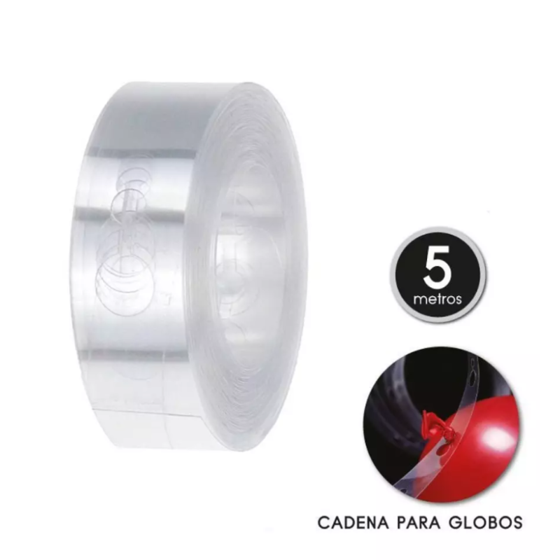 Cadena Para Globos Reutilizable 5M De Fiesta Y Cumpleaños