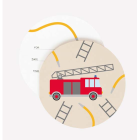 Invitaciones Bomberos 8 UDS