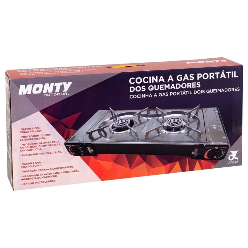 Cocina Gas Portatil 2 Quemadores