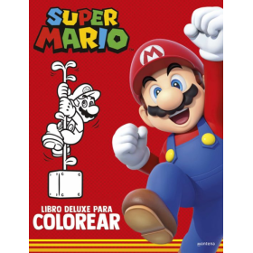 Super Mario Libro Para Colorear De Montena