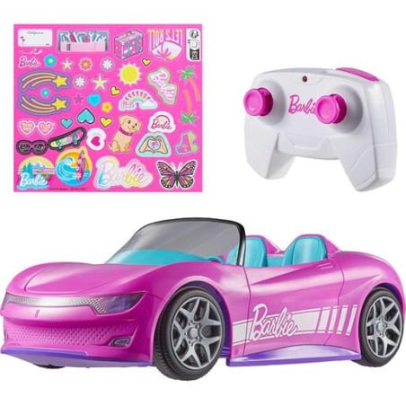 Hot Wheels Descapotable Barbie RC