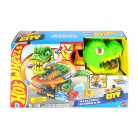 Hot Wheels T-Rex Estación de Bomberos