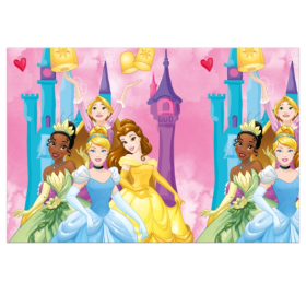 Mantel Plástico Princesas Disney De Fiesta y Cumpleaños
