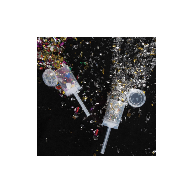 Push Popper Confeti Metalizado Multicolor