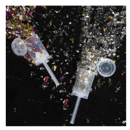 Push Popper Confeti Metalizado Multicolor