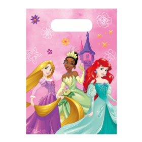 Bolsas Plástico Princesas Disney 6 UDS De Fiesta y Cumpleaños