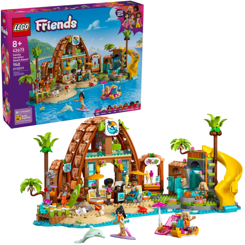 LEGO Friends Hotel De Vacaciones Familiares En La Playa