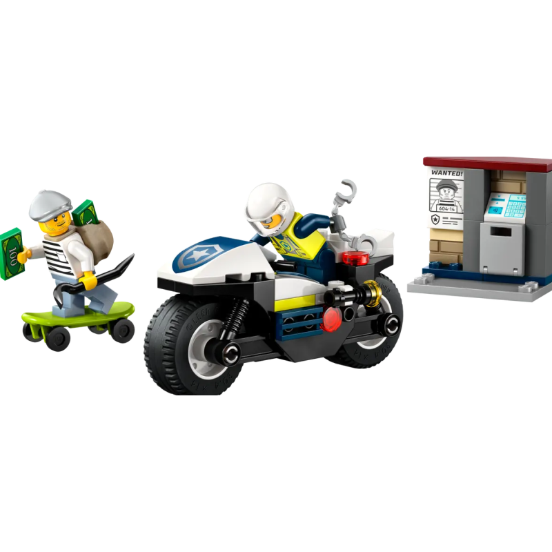 LEGO City Persecución En Moto De Policía