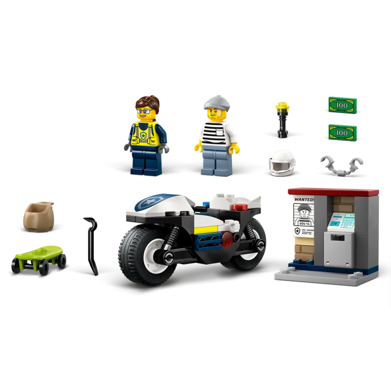 LEGO City Persecución En Moto De Policía