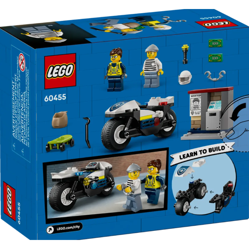 LEGO City Persecución En Moto De Policía