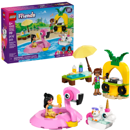 LEGO Friends Fiesta En La Piscina Con Flamenco Y Unicornio De LEGO