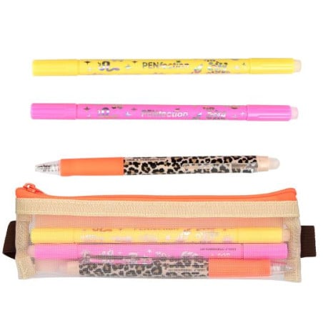 PENfection Libreta Con Bolígrafos Leopardo
