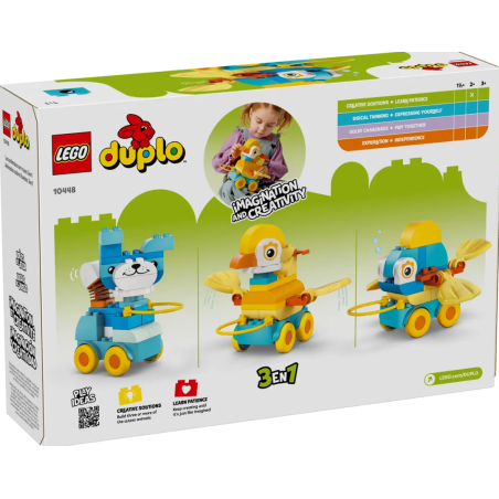 LEGO Duplo Animales Sobre Ruedas 3 En 1