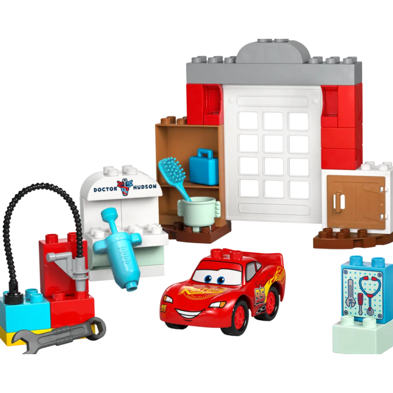 LEGO Duplo Cars Visita De Mcqueen Al Taller De Doc