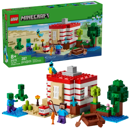 LEGO Minecraft La Casa Dinamita De La Selva De LEGO
