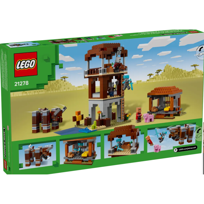 LEGO Minecraft El Puesto De Avanzada De Los Saqueadores