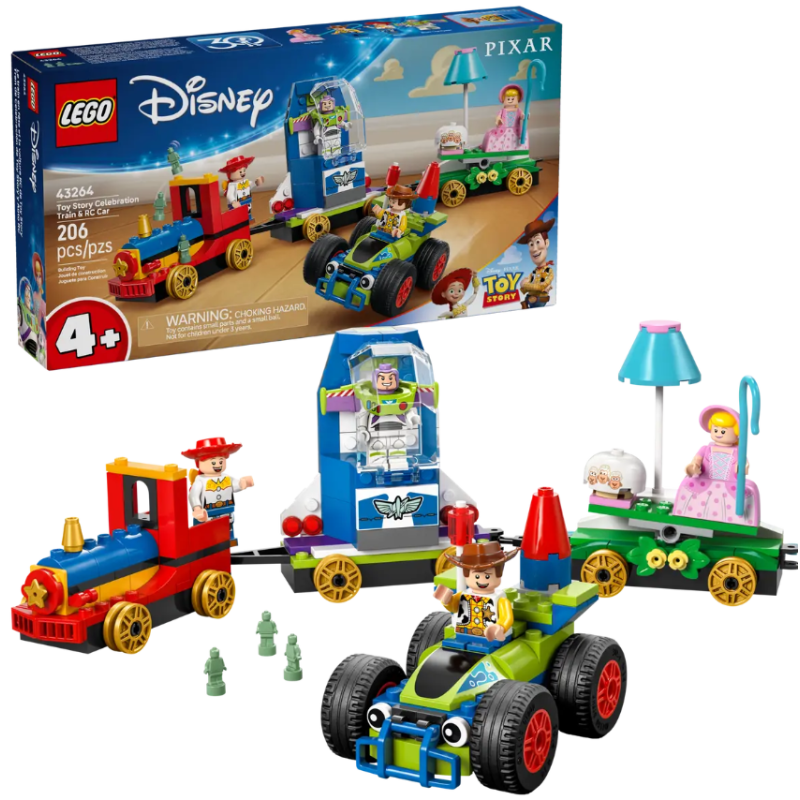 LEGO Disney Tren De Celebracion De Toy Story Y Coche De LEGO