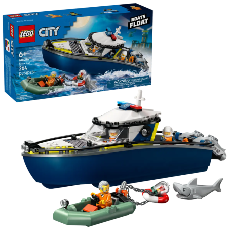 LEGO City Persecución En Barco De Policía De LEGO