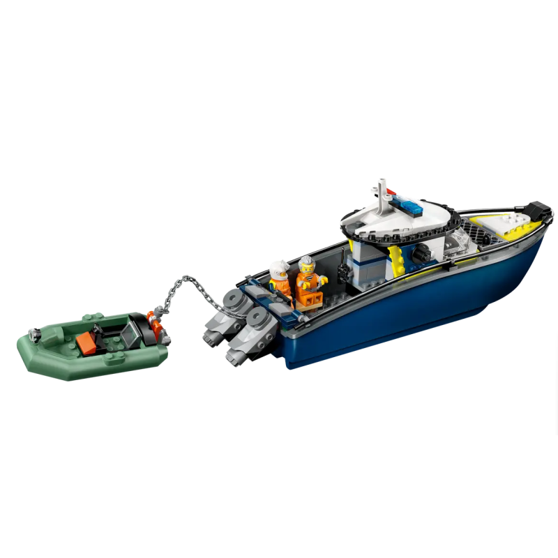 LEGO City Persecución En Barco De Policía