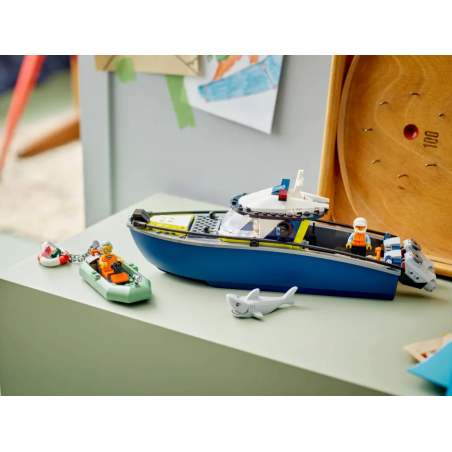 LEGO City Persecución En Barco De Policía