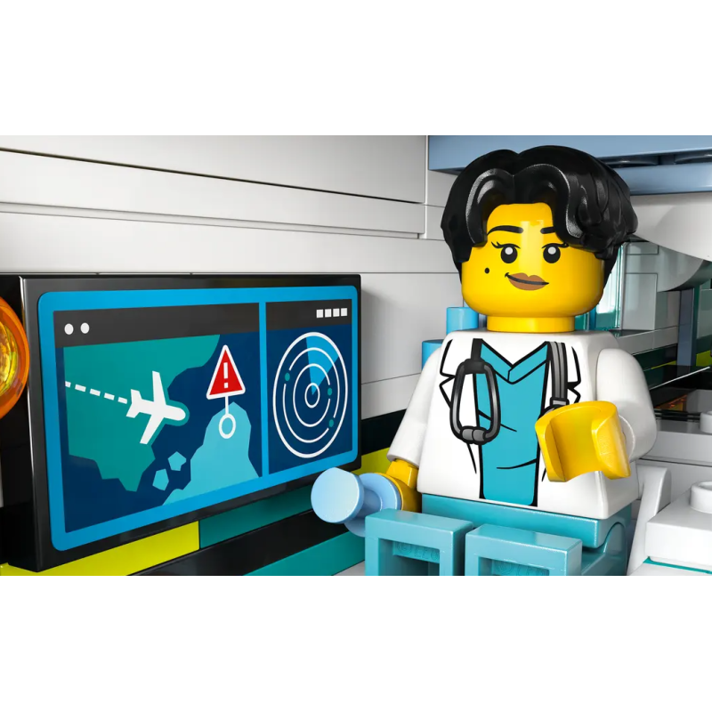 LEGO City Ambulancia Aérea De Emergencia