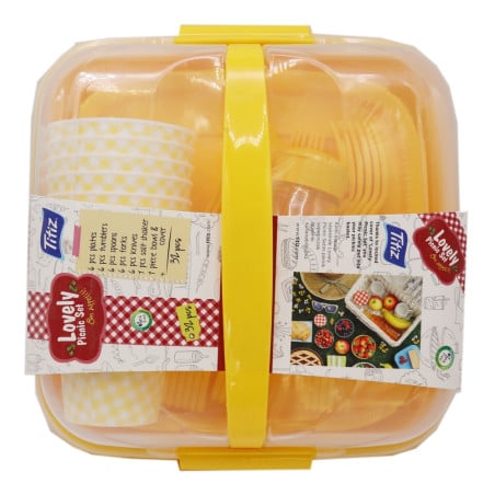 Set De Picnic De 32 Piezas De Plástico
