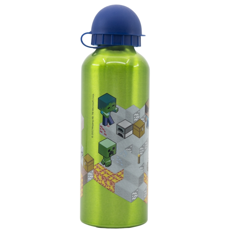 Botella Aluminio Minecraft 530 ML