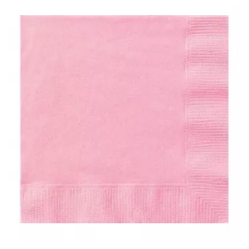 Servilletas Rosa Claro Pequeñas 20 Uds De Fiesta Y Cumpleaños