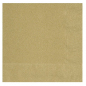 Servilletas Oro Pequeñas 20 Uds