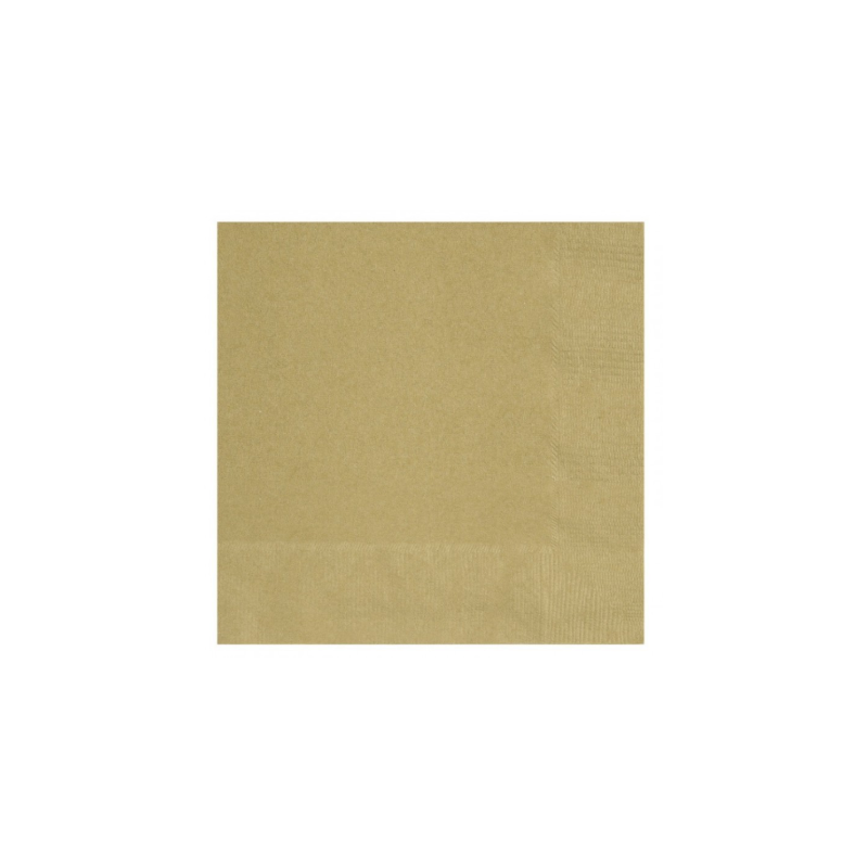 Servilletas Oro Pequeñas 20 Uds De Fiesta Y Cumpleaños