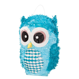 Piñata Buho 3D De Fiesta Y Cumpleaños