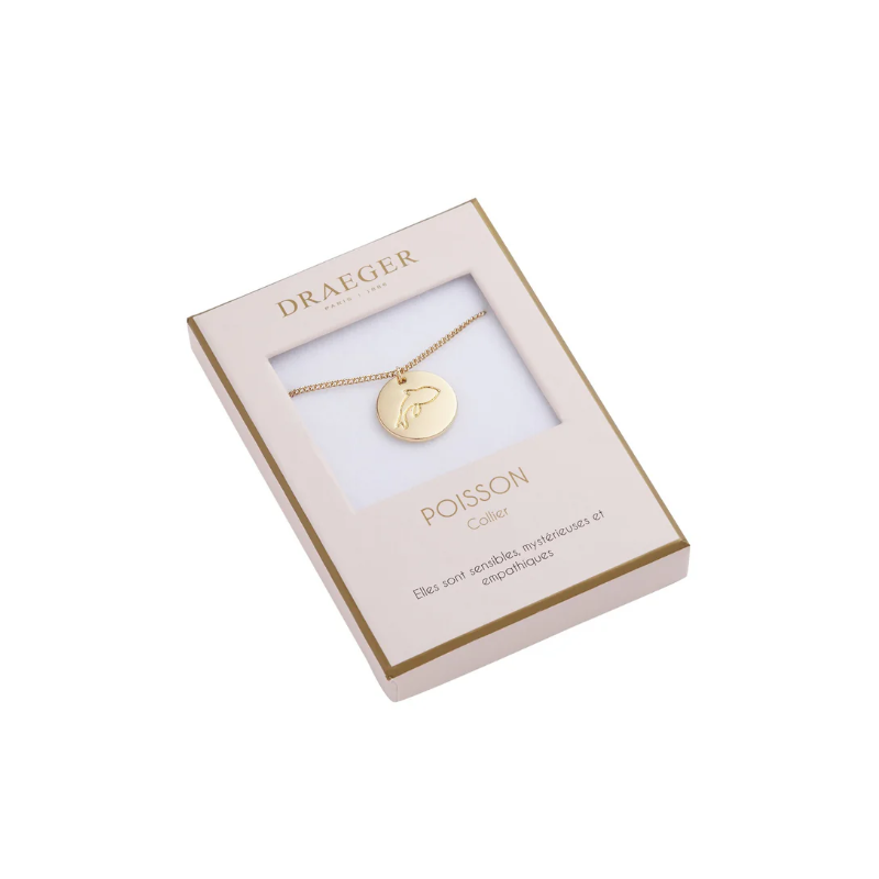 Collar Signo Zodíaco Piscis De Draeger