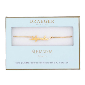 Pulsera Nombre Alejandra De Draeger
