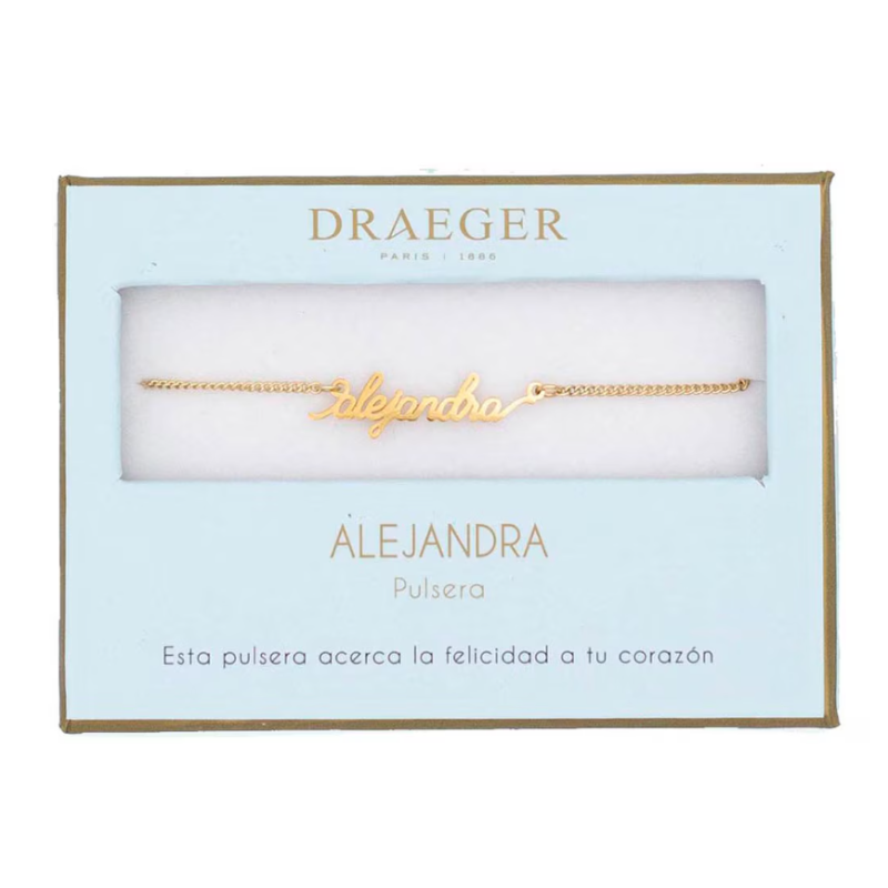Pulsera Nombre Alejandra De Draeger