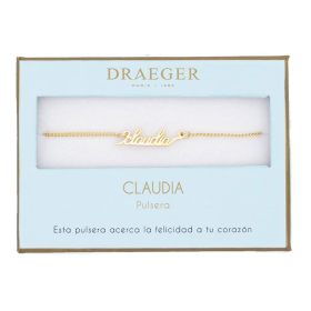 Pulsera Nombre Claudia De Draeger