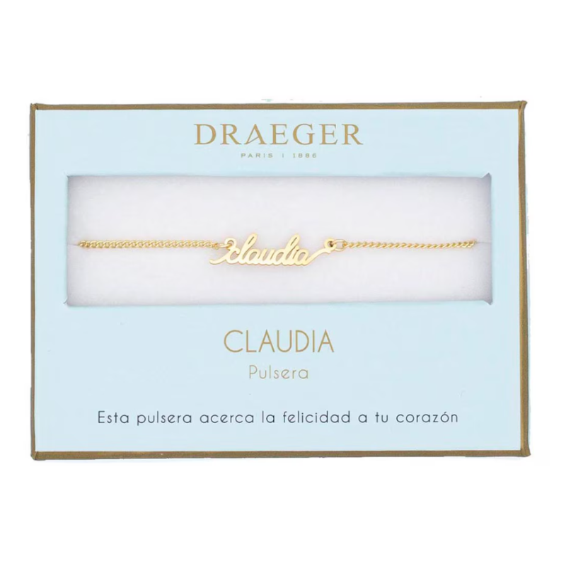 Pulsera Nombre Claudia De Draeger