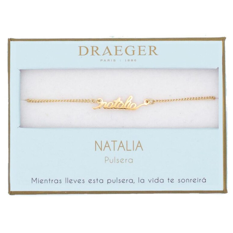 Pulsera Nombre Natalia De Draeger