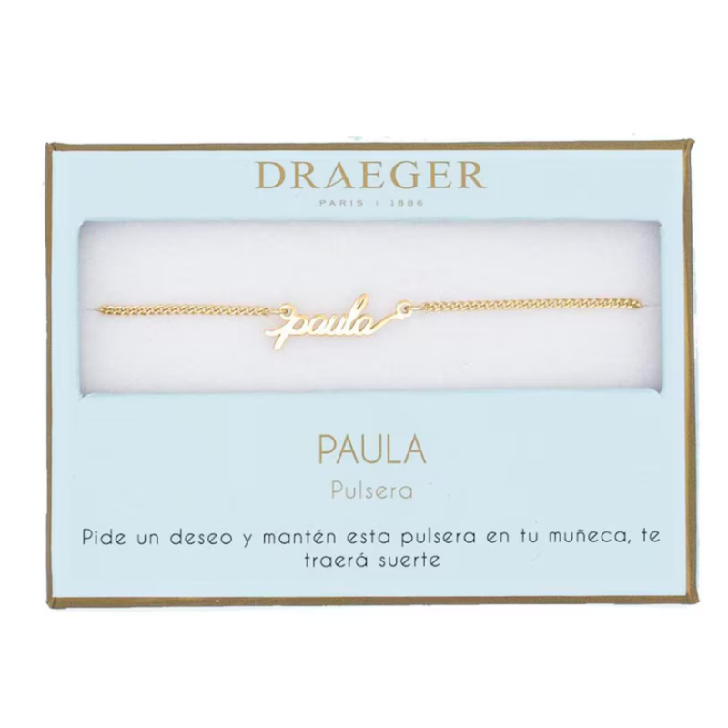 Pulsera Nombre Paula De Draeger