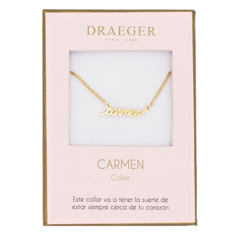 Colgante Nombre Carmen De Draeger