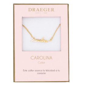 Colgante Nombre Carolina De Draeger