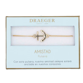 Pulsera Mensaje Amistad Ancla De Draeger