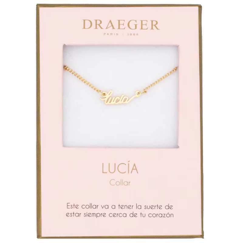Colgante Nombre Lucía De Draeger