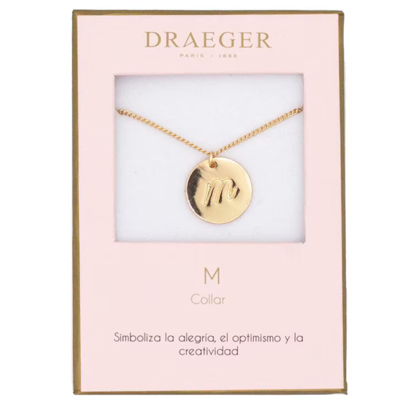 Colgante Inicial M De Draeger